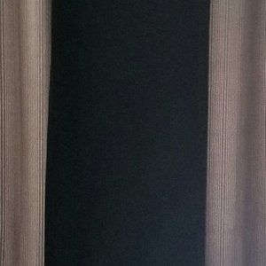 Black velvet maxi dress with rhinestone straps